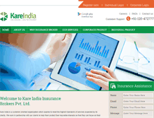 Tablet Screenshot of kareindia.com